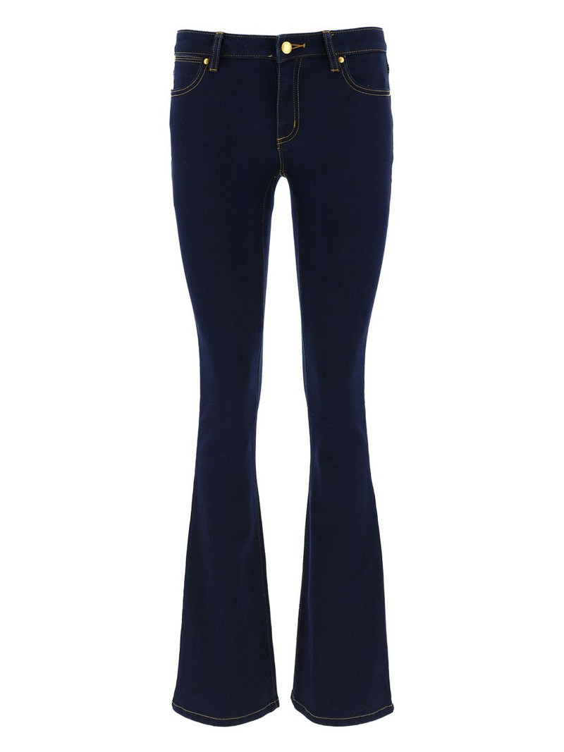 mid-rise flared jeans 1