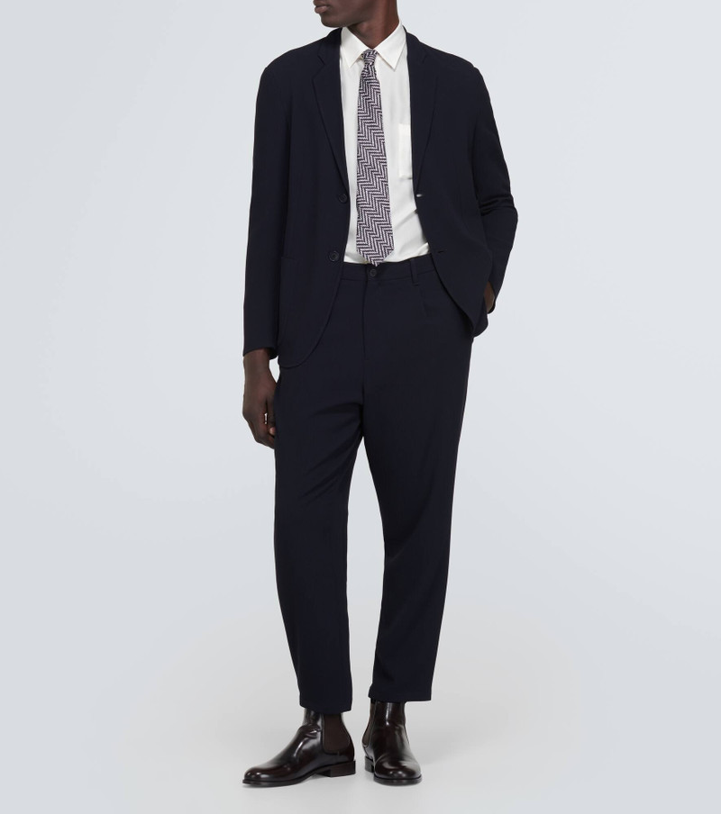 GIORGIO ARMANI Virgin wool straight pants outlook