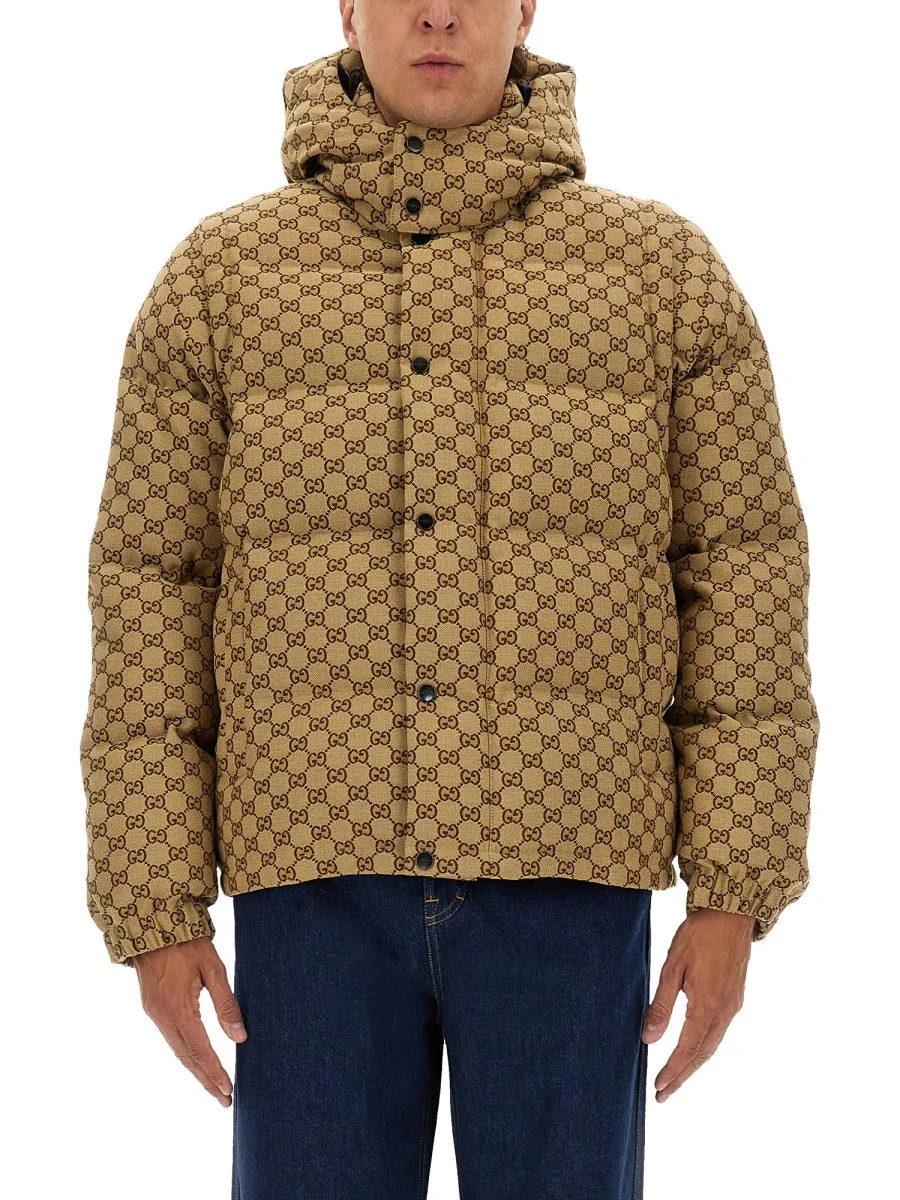 Gucci Men Down Jacket "Gg" - 1