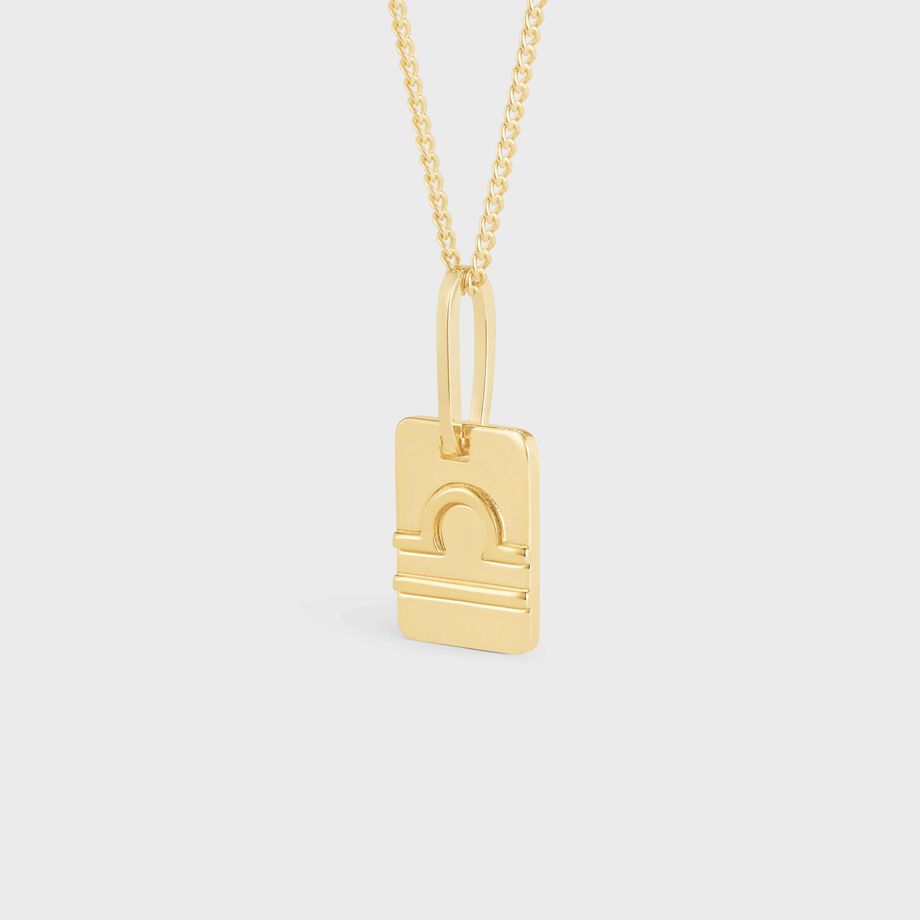 Celine Astrologie Libra Necklace in Brass with Gold Finish - 1