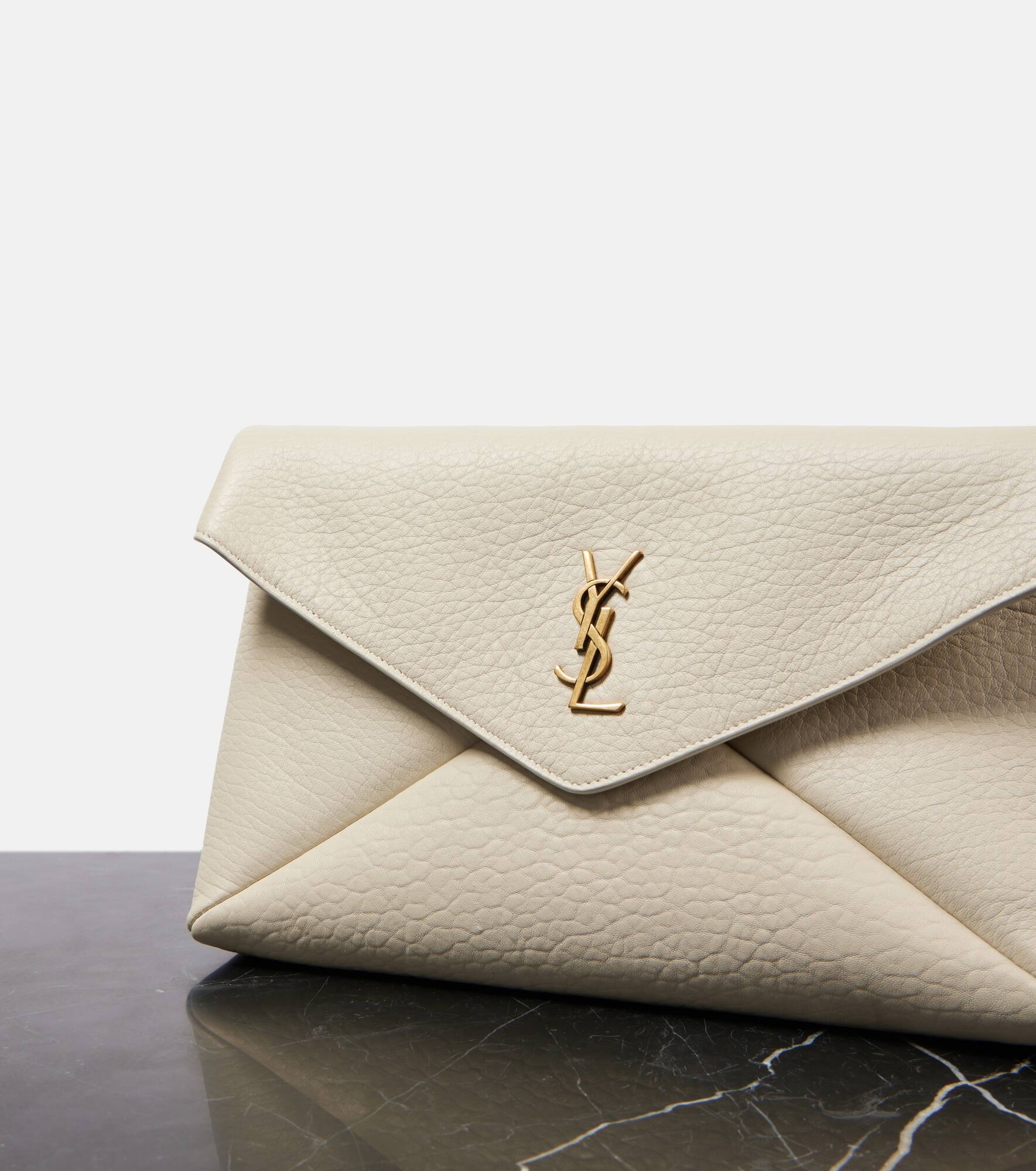 Cassandre Large leather clutch - 6