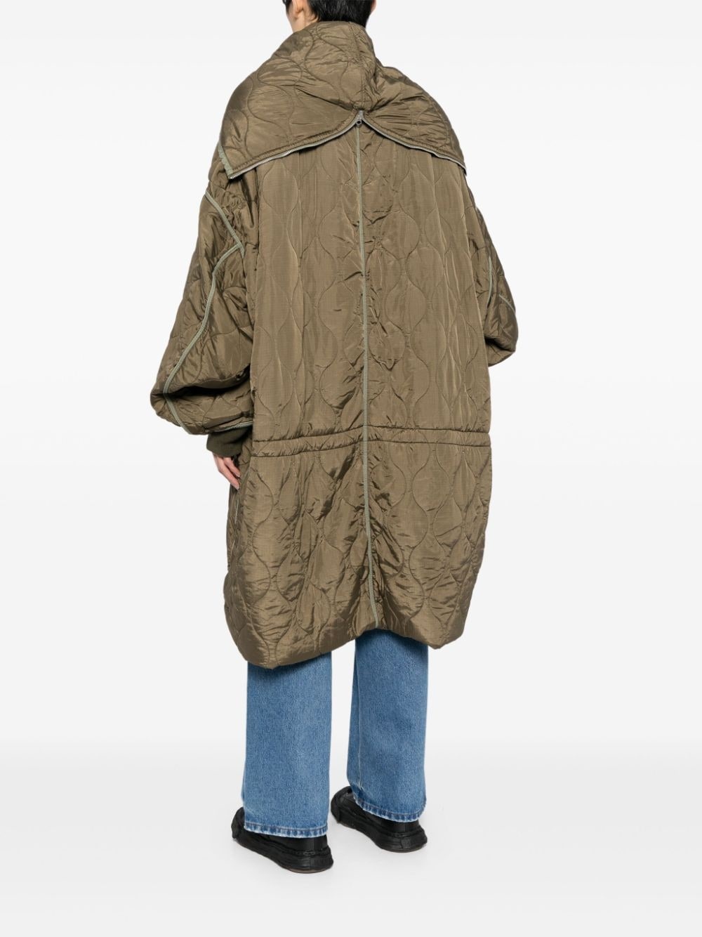 oversized military coat - 4