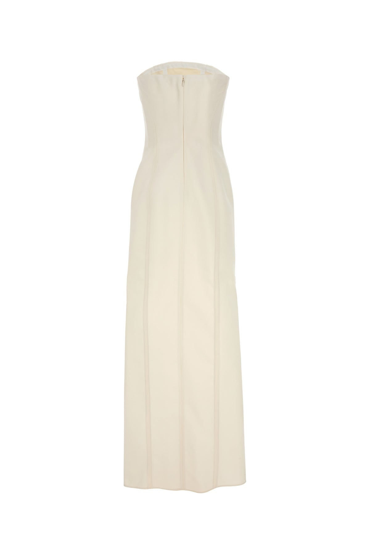 White wool long dress - 2