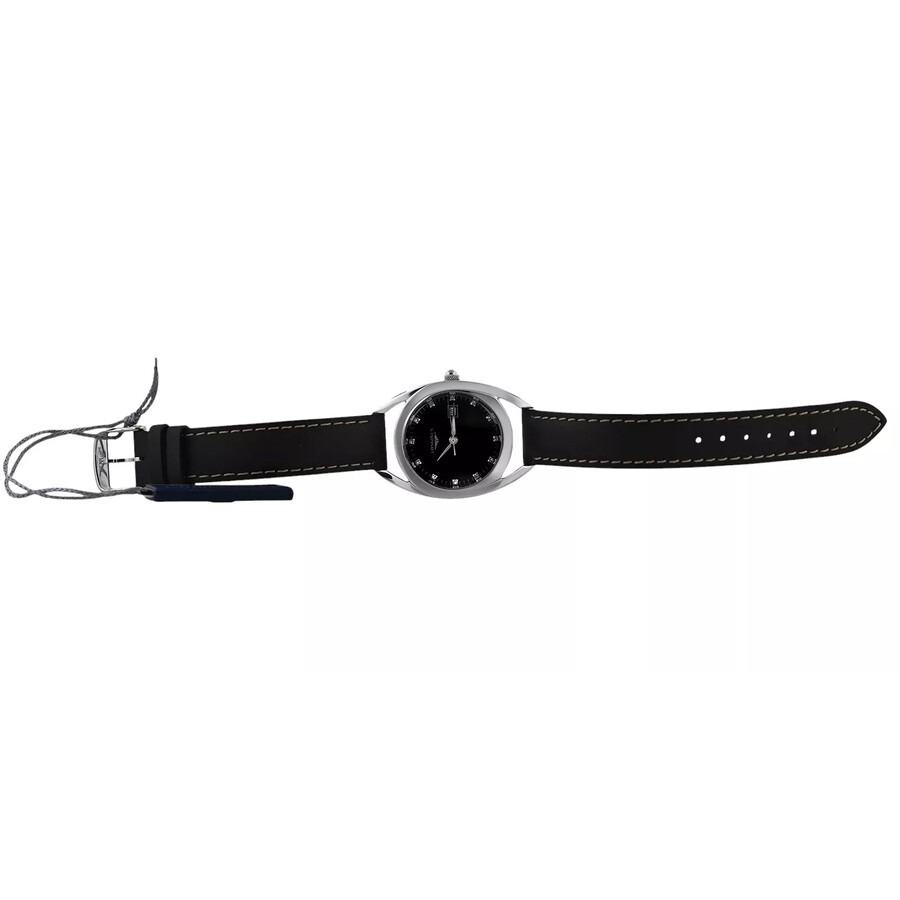 Pre-owned Longines Equestrian Collection Quartz Diamond Black Dial Ladies Watch L6.137.4.87.2 - 5