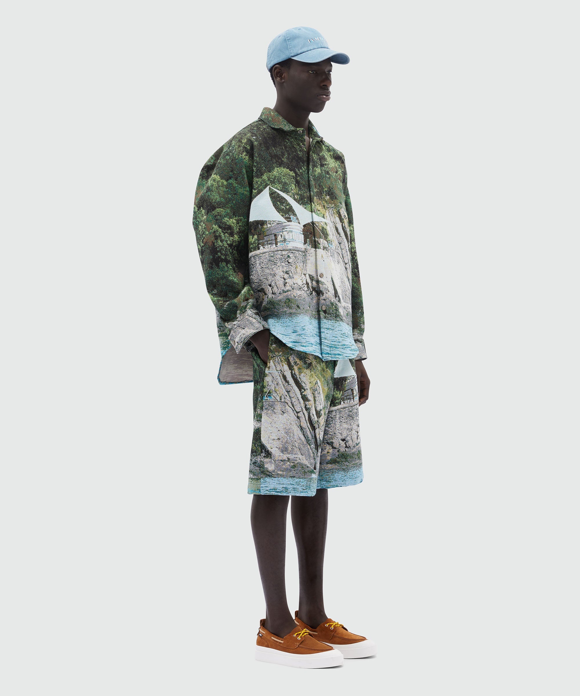 "La Vedetta" patterned jacquard shirt - 4