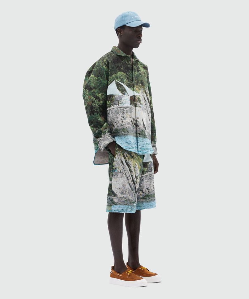 "La Vedetta" patterned jacquard shirt 4