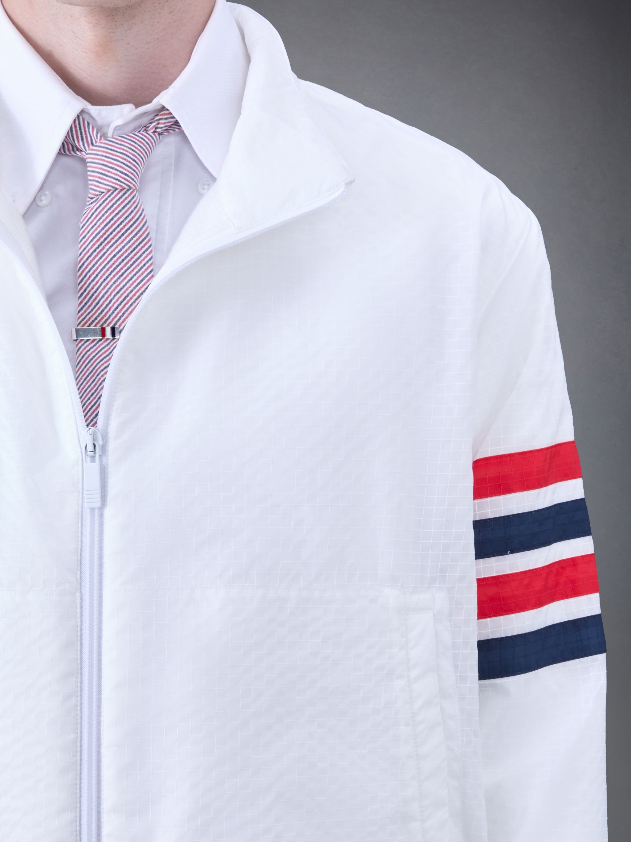 4-Bar stripe ripstop jacket - 6