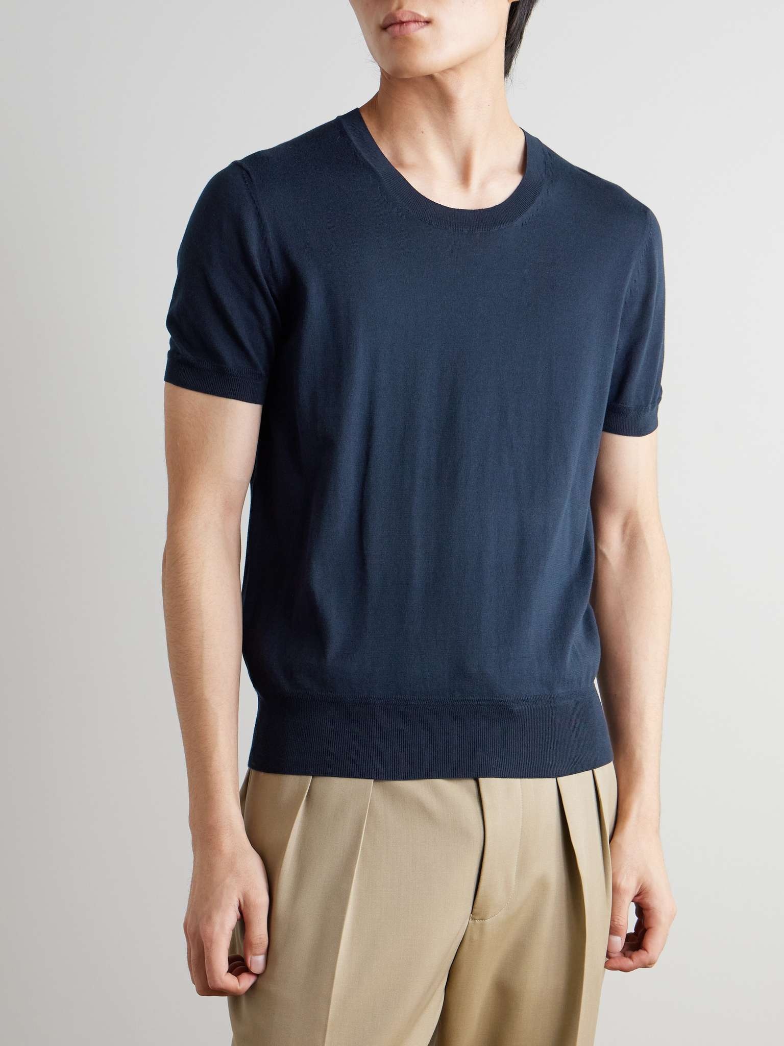 Slim-Fit Cotton T-Shirt - 3