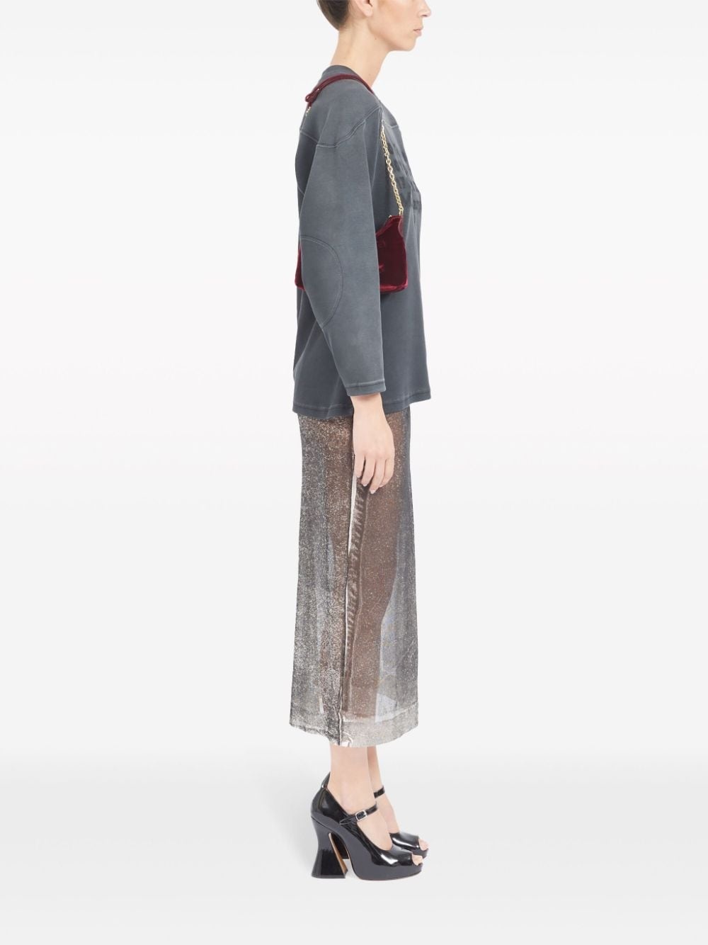Glam Slam velvet shoulder bag - 2