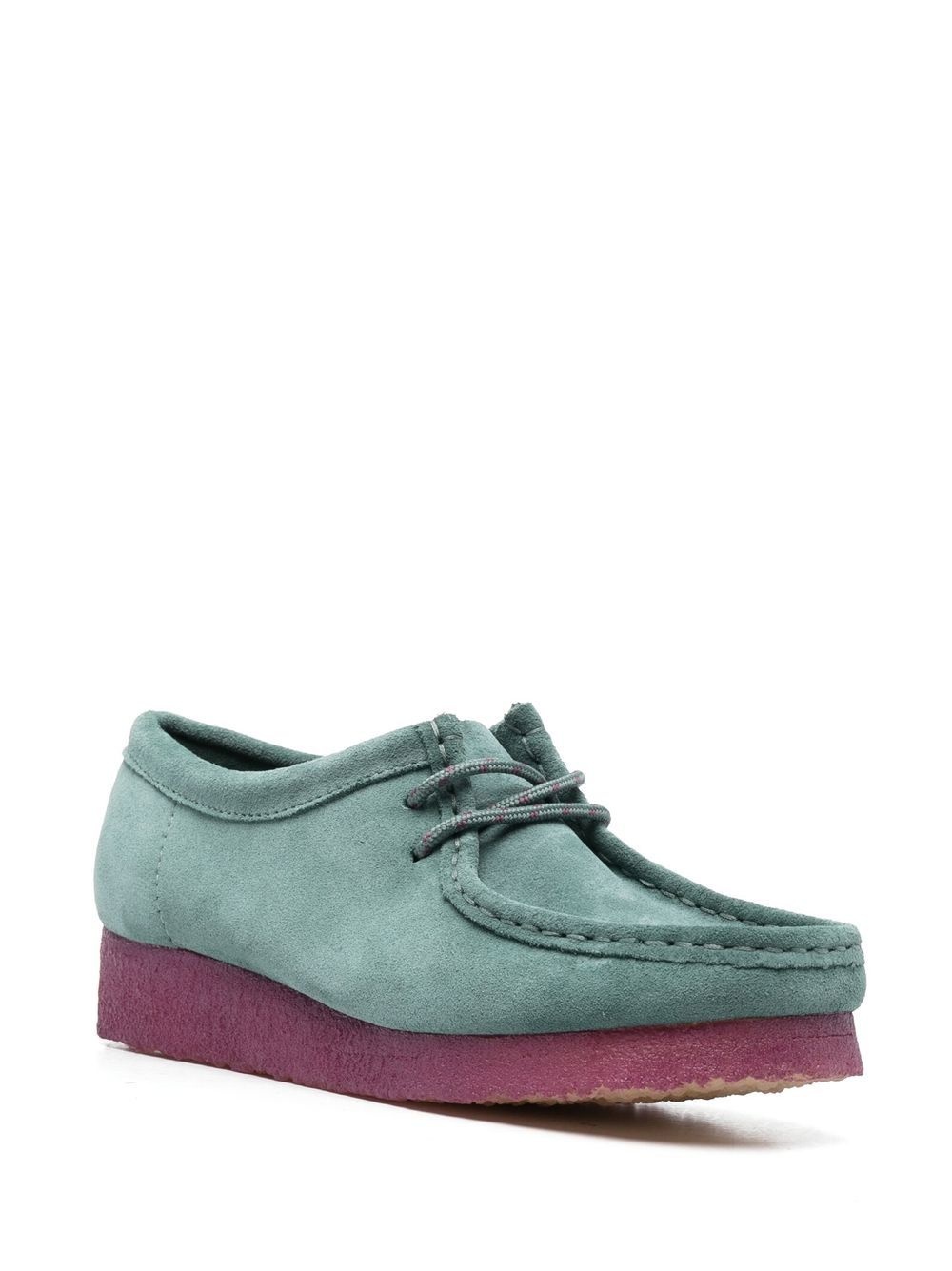 colour-block lace-up loafers - 2