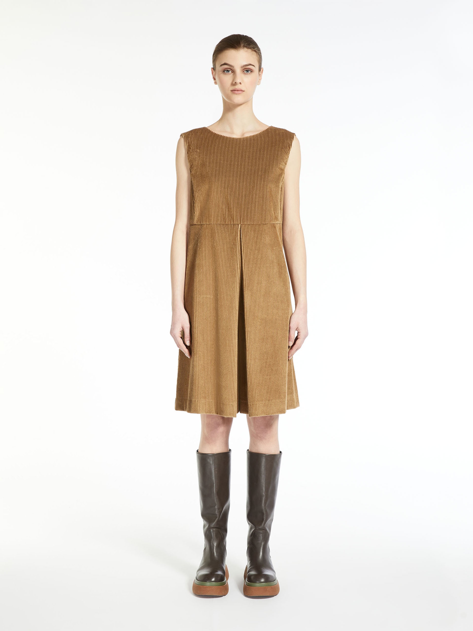 KANSAS Cotton velvet jumpsuit - 3
