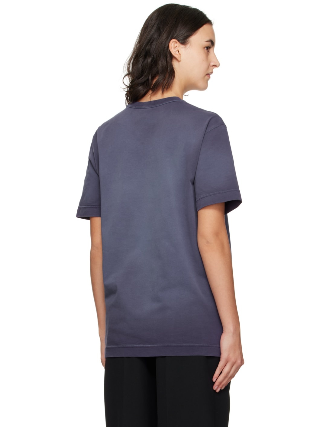 Purple Embossed T-Shirt - 3