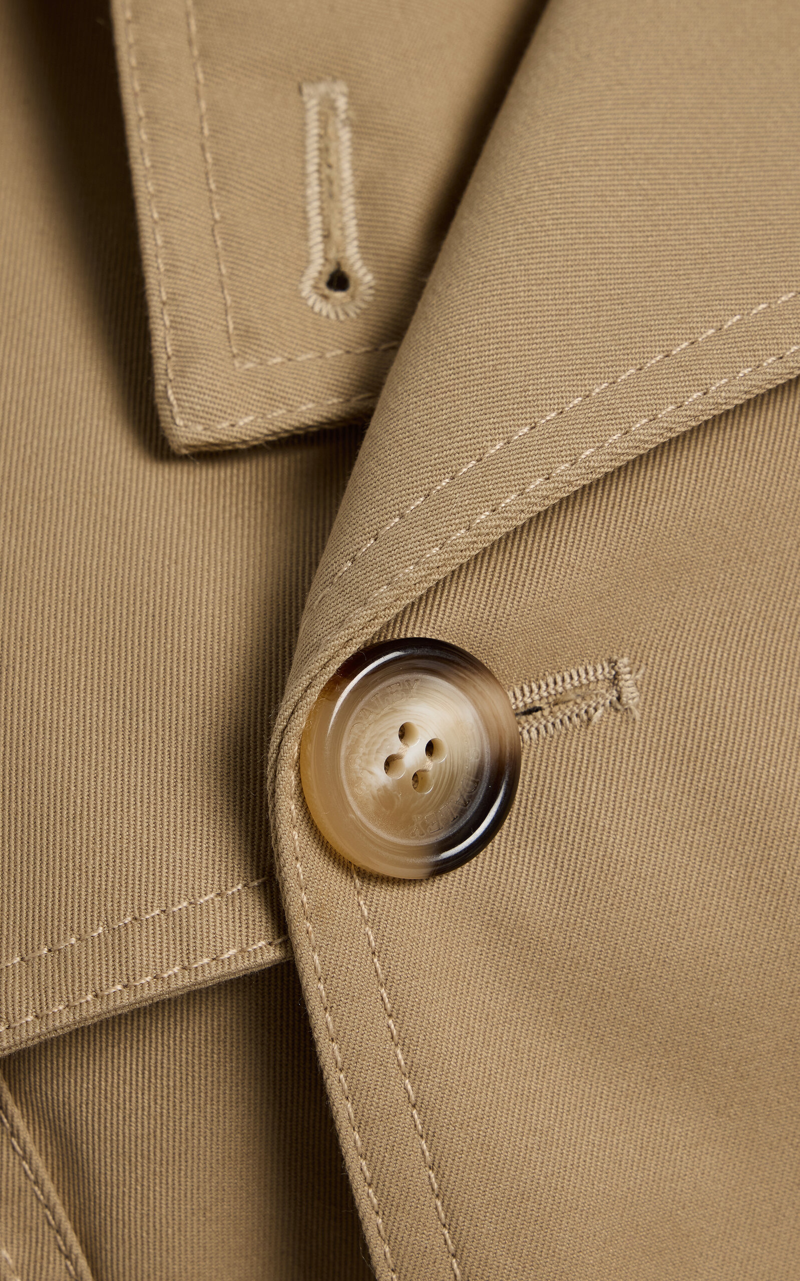 Eliza Cotton-Gabardine Peplum Trench Coat neutral - 5