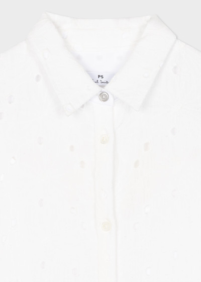 Paul Smith Cotton Broderie Anglaise Shirt Dress outlook