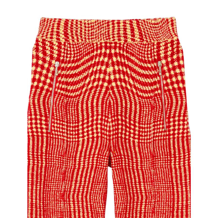 Burberry Houndstooth Wool-Blend Trousers - 6