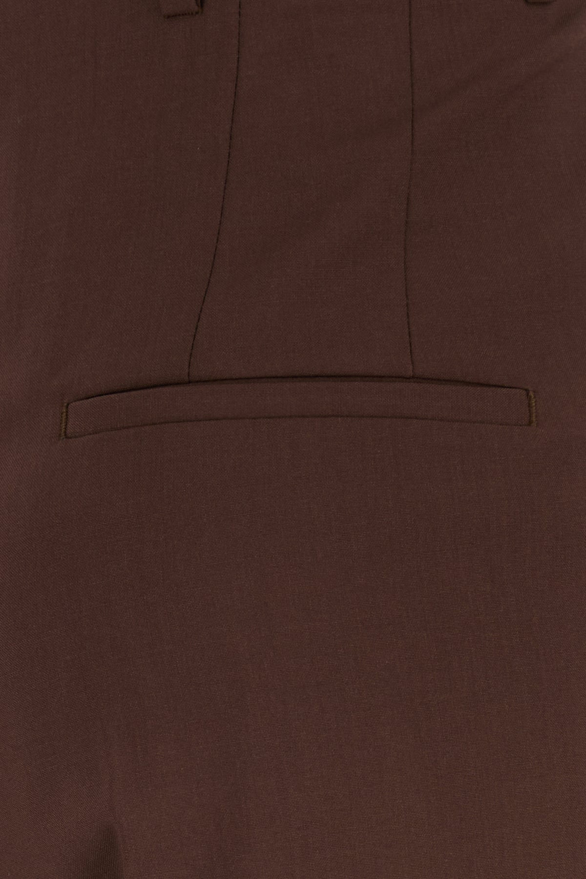 Chocolate wool Celia pant - 3