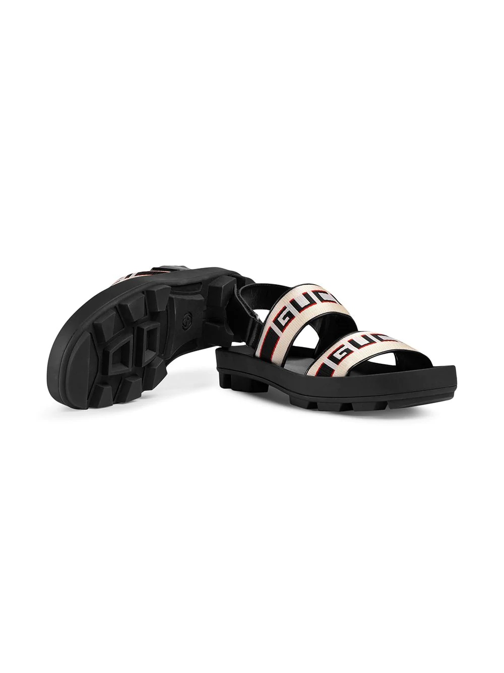 Gucci stripe strap sandal - 4