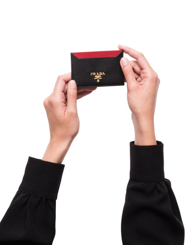 Prada Leather Card Holder outlook