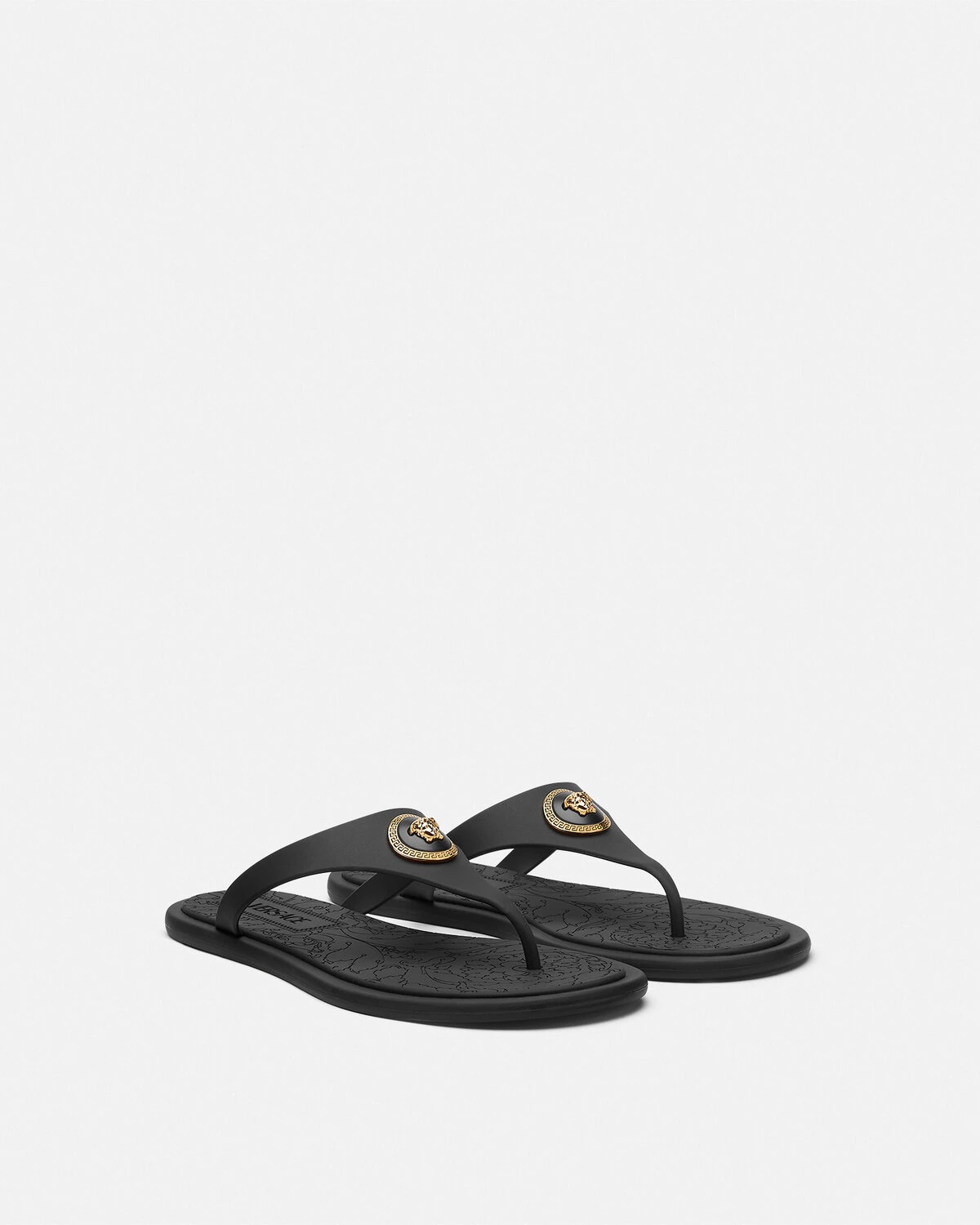 Alia Flat Rubber Sandals - 2