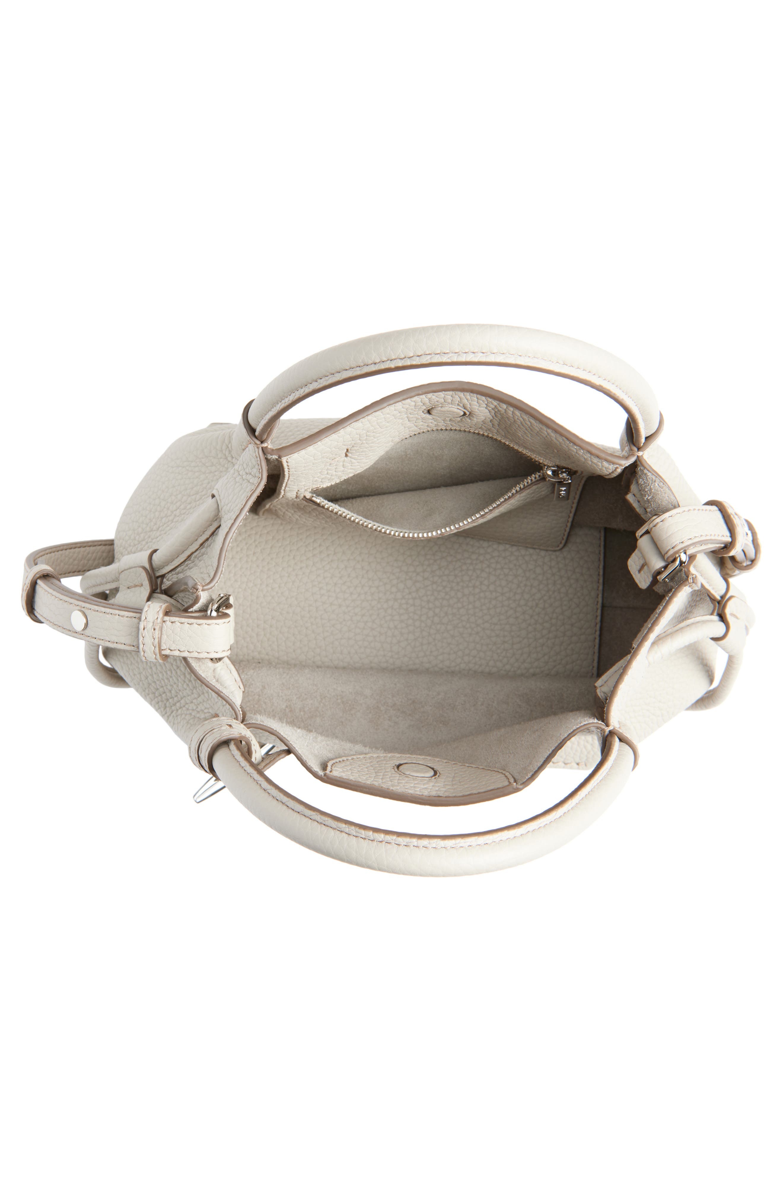 Tod's Small Buz Leather Bucket Bag in Mastice at Nordstrom - 5