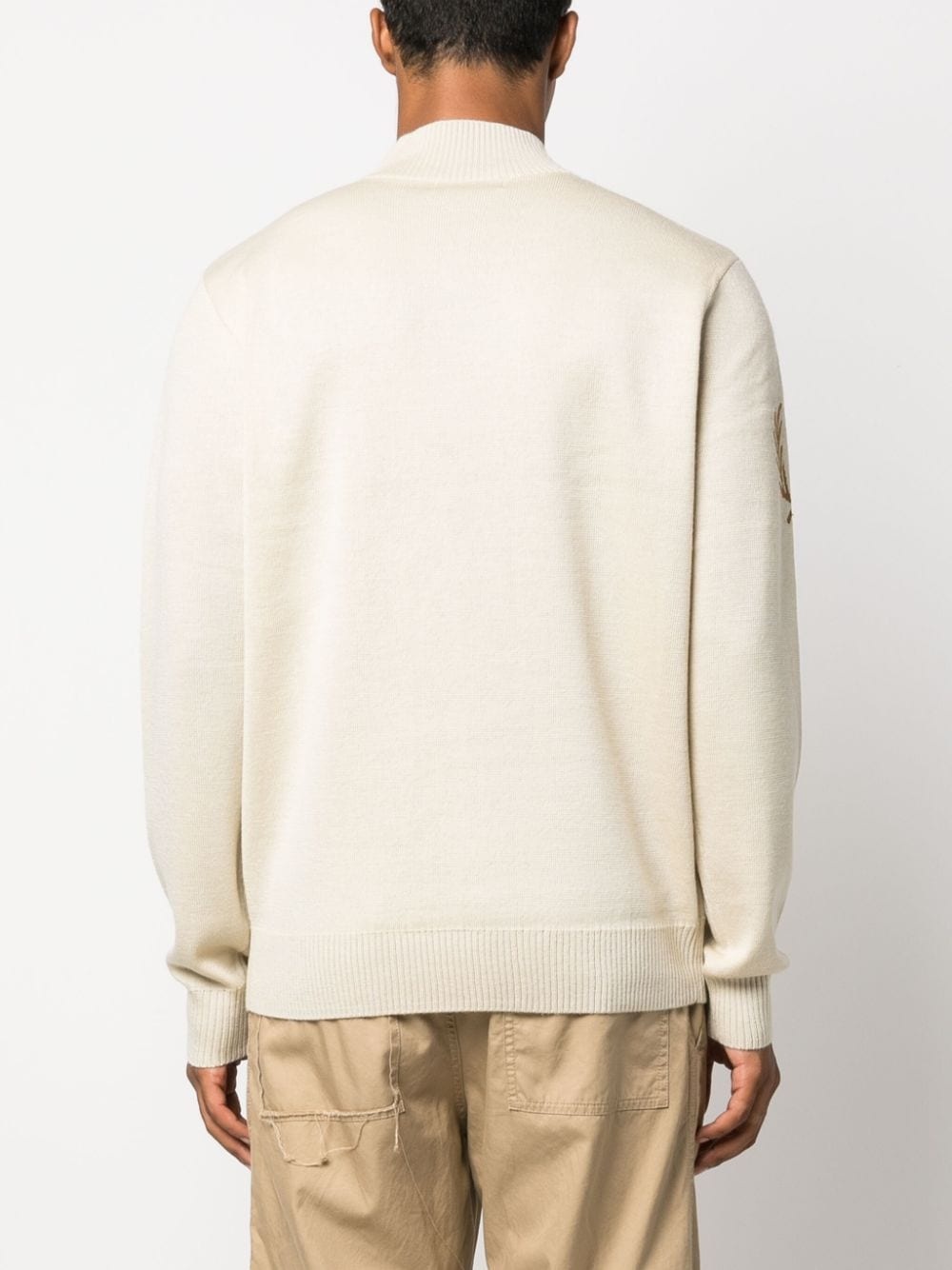 mock-neck wool-blend jumper - 4