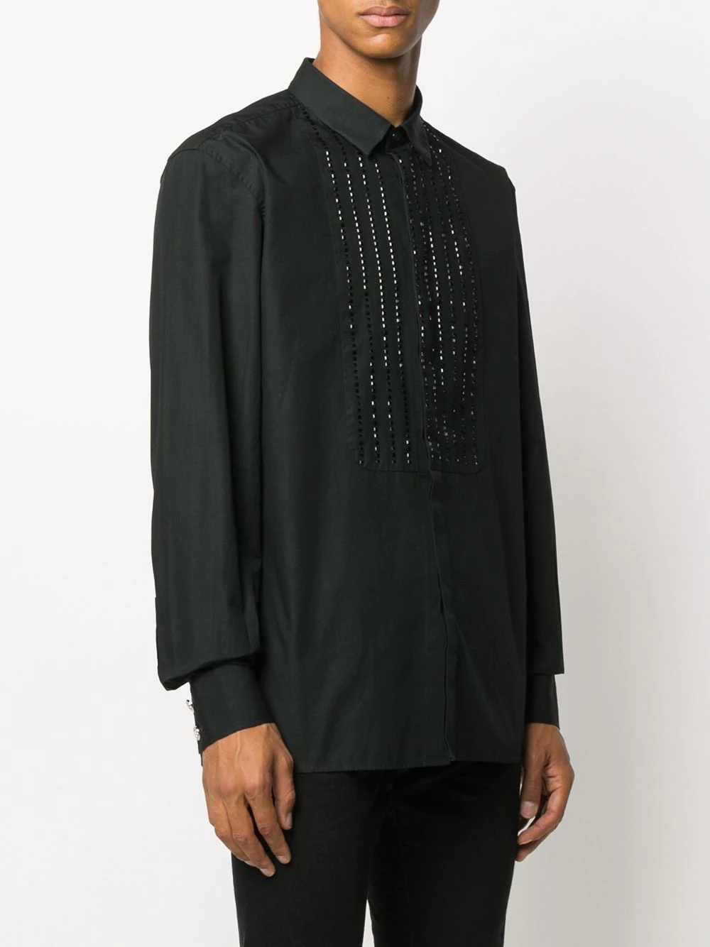 sparkly bib front shirt - 3