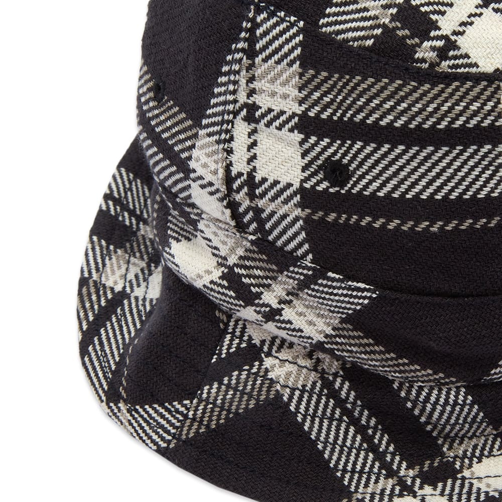 Universal Works Heavy Check Bucket Hat - 2