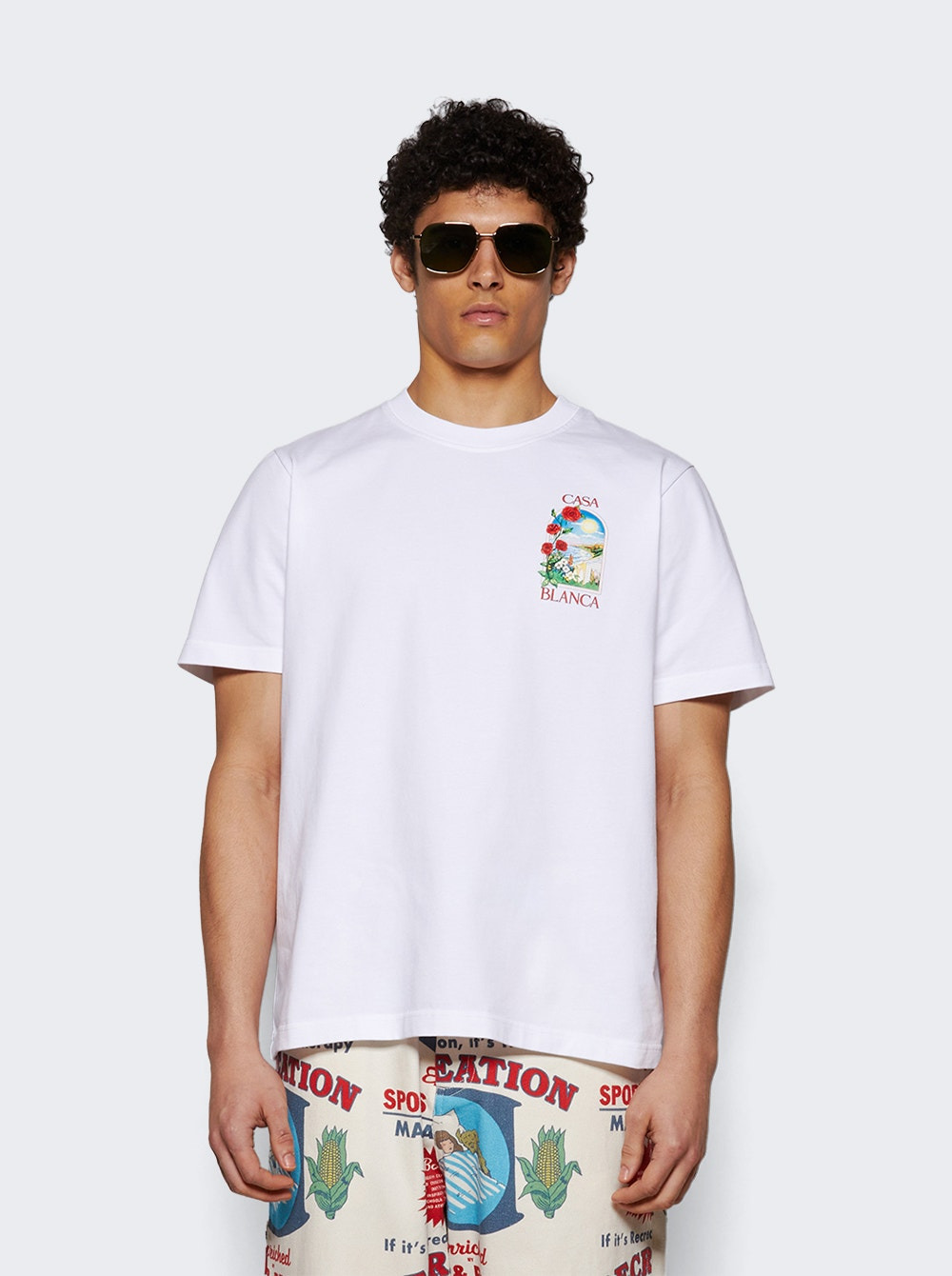 La Days Printed Tee White - 2