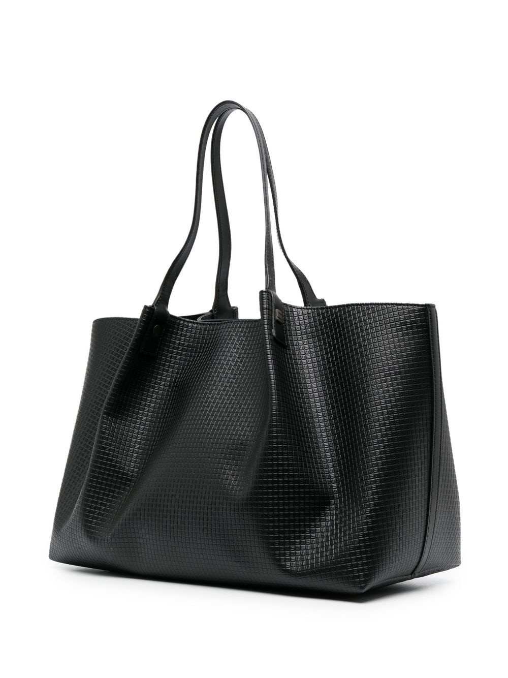 monogram canvas tote bag - 3
