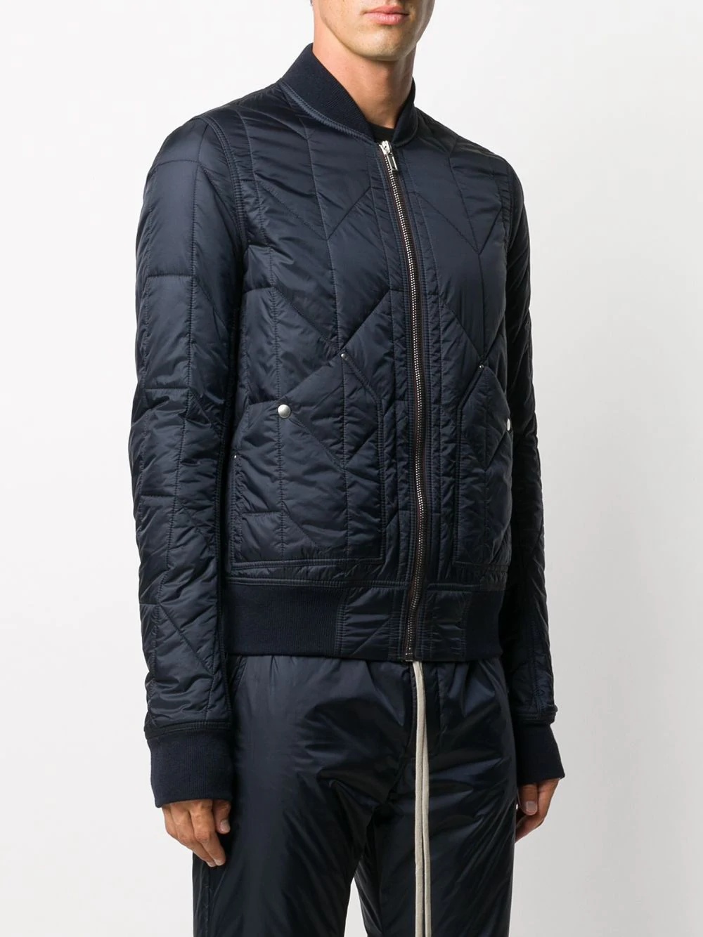 long-sleeve padded coat - 3