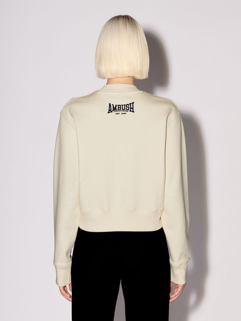 Ambush Scholarship Cropped Sweatshirt - 4