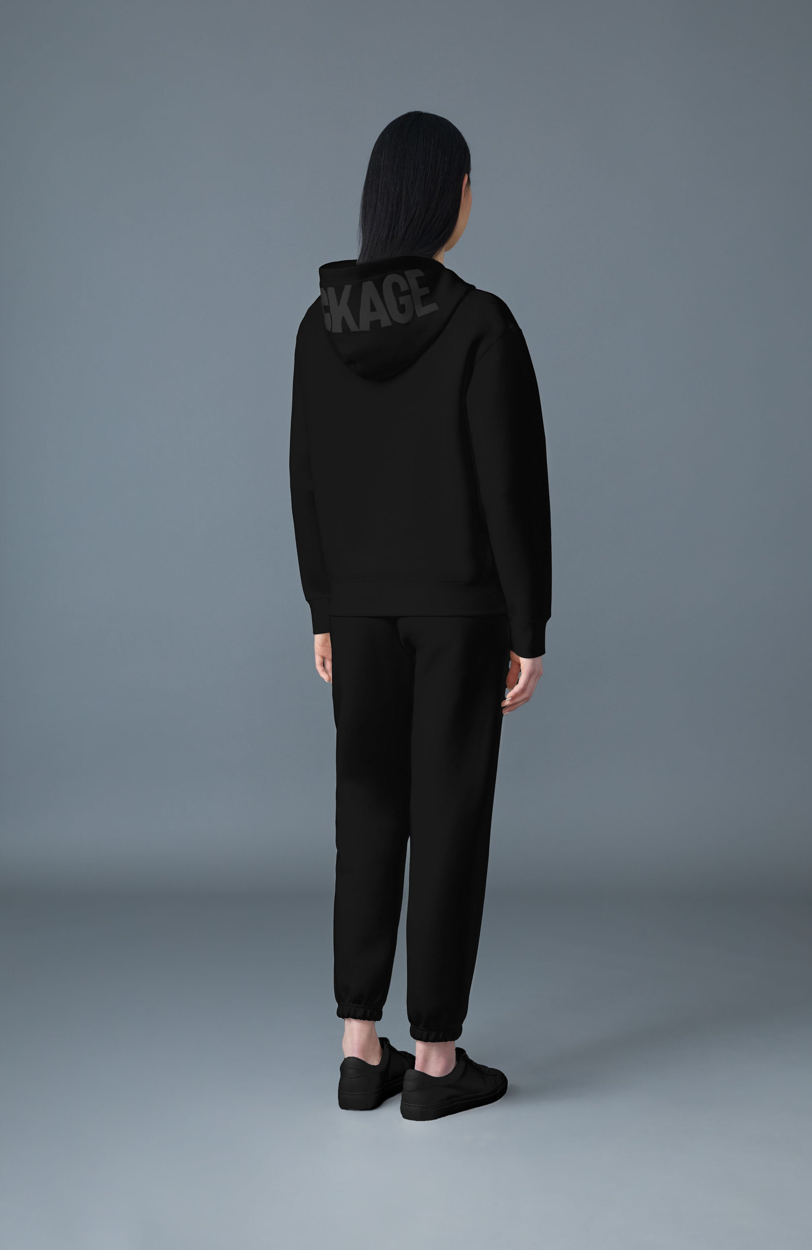 ZOSIA Double-Face Jersey Logo Hoodie - 4