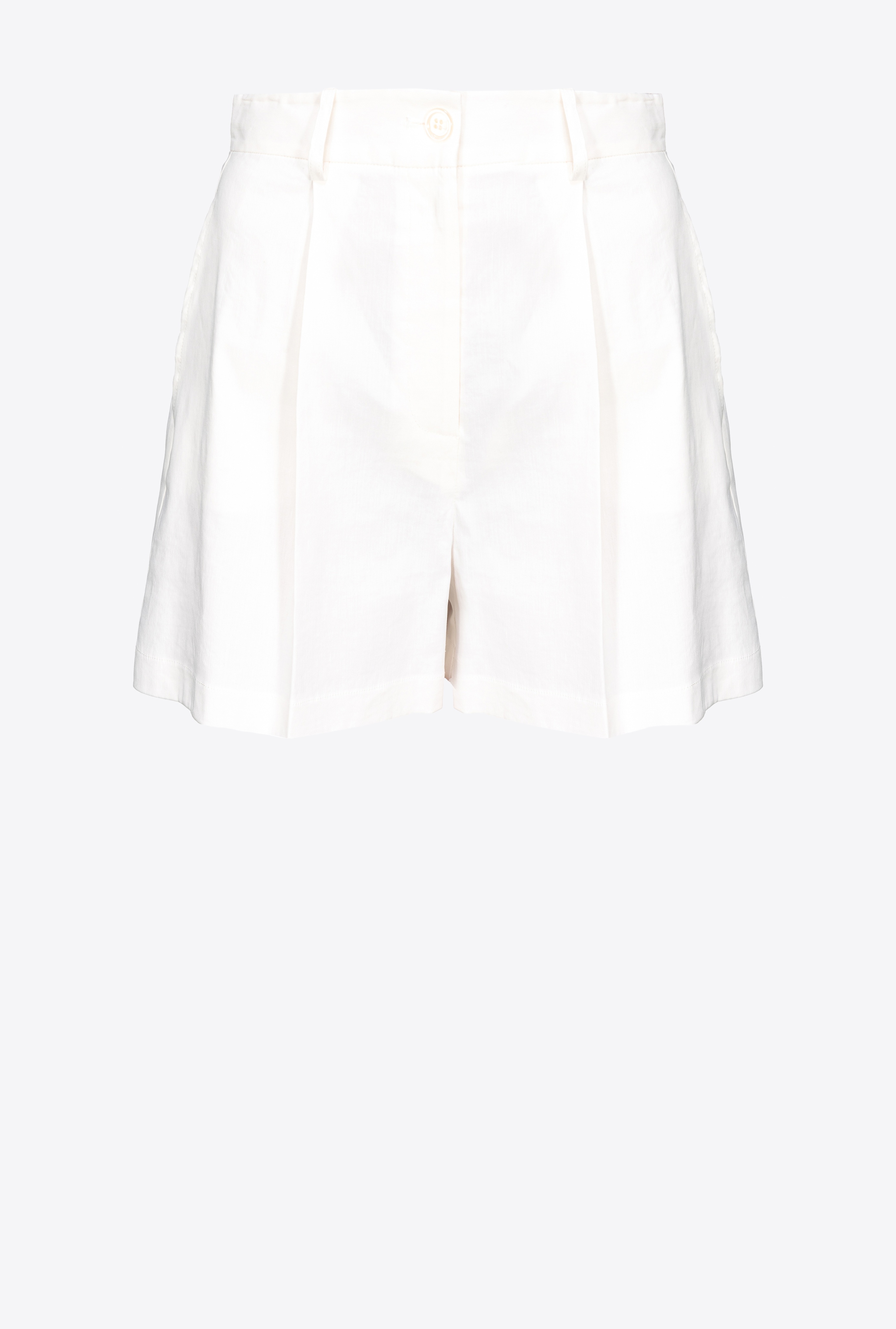 TAILORED LINEN SHORTS - 1