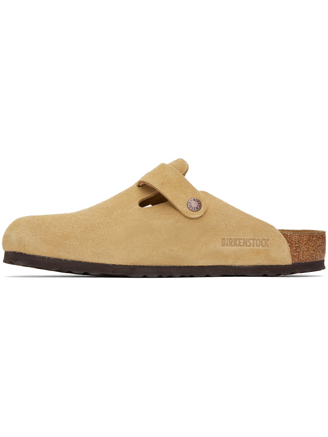 Beige Regular Boston Slip-on Loafers - 3