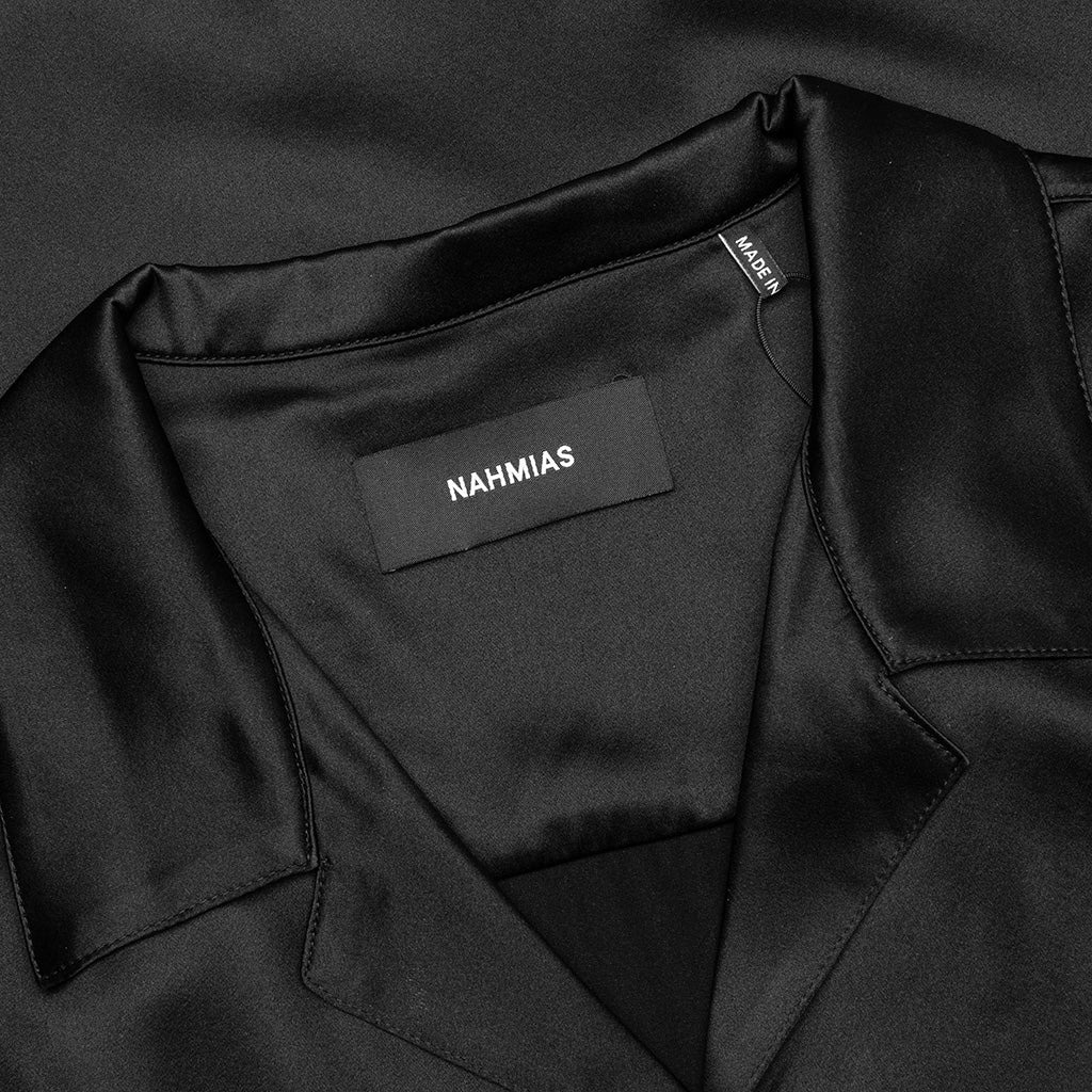 MIRACLE ACADEMY S/S SILK SHIRT - BLACK - 3
