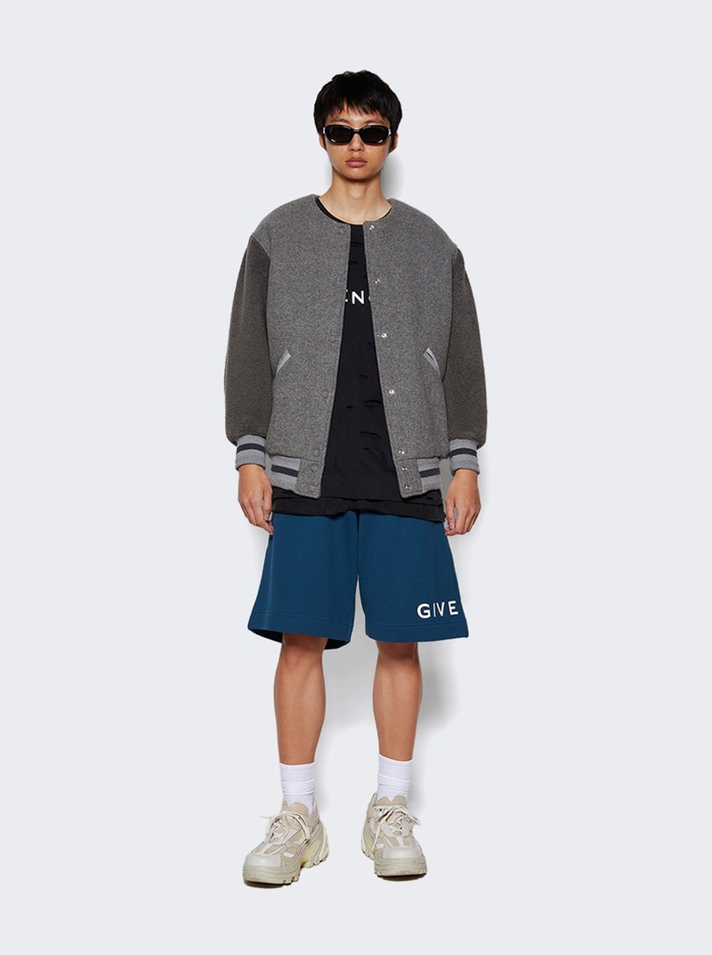 Givenchy Boxy Fit Shorts Oil Blue outlook