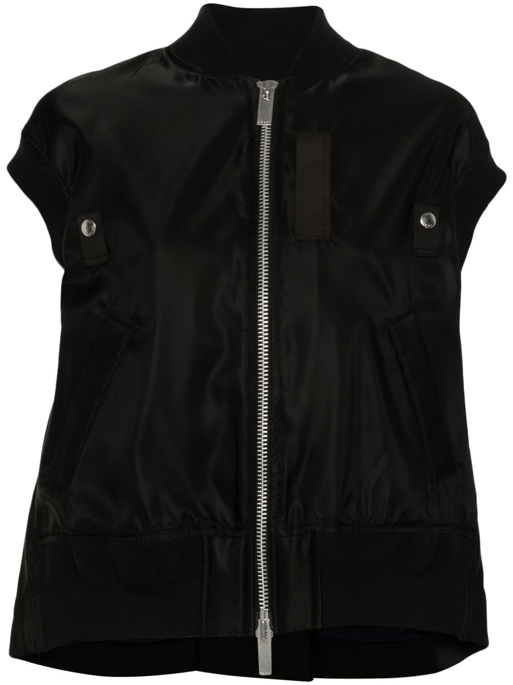 Sacai Women Nylon Twill Vest - 1