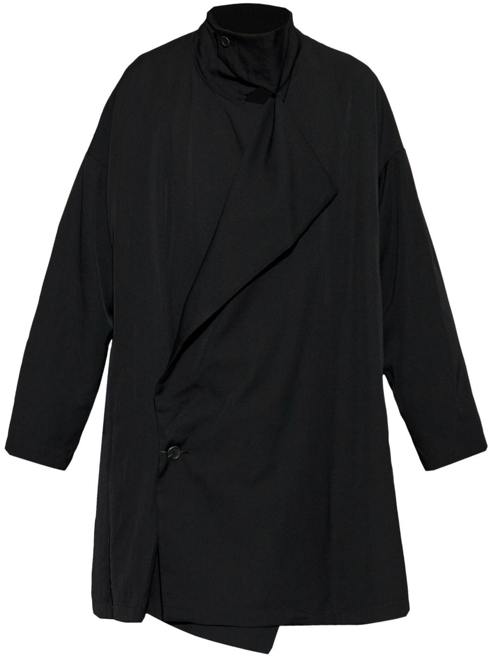 wool gabardine coat - 1