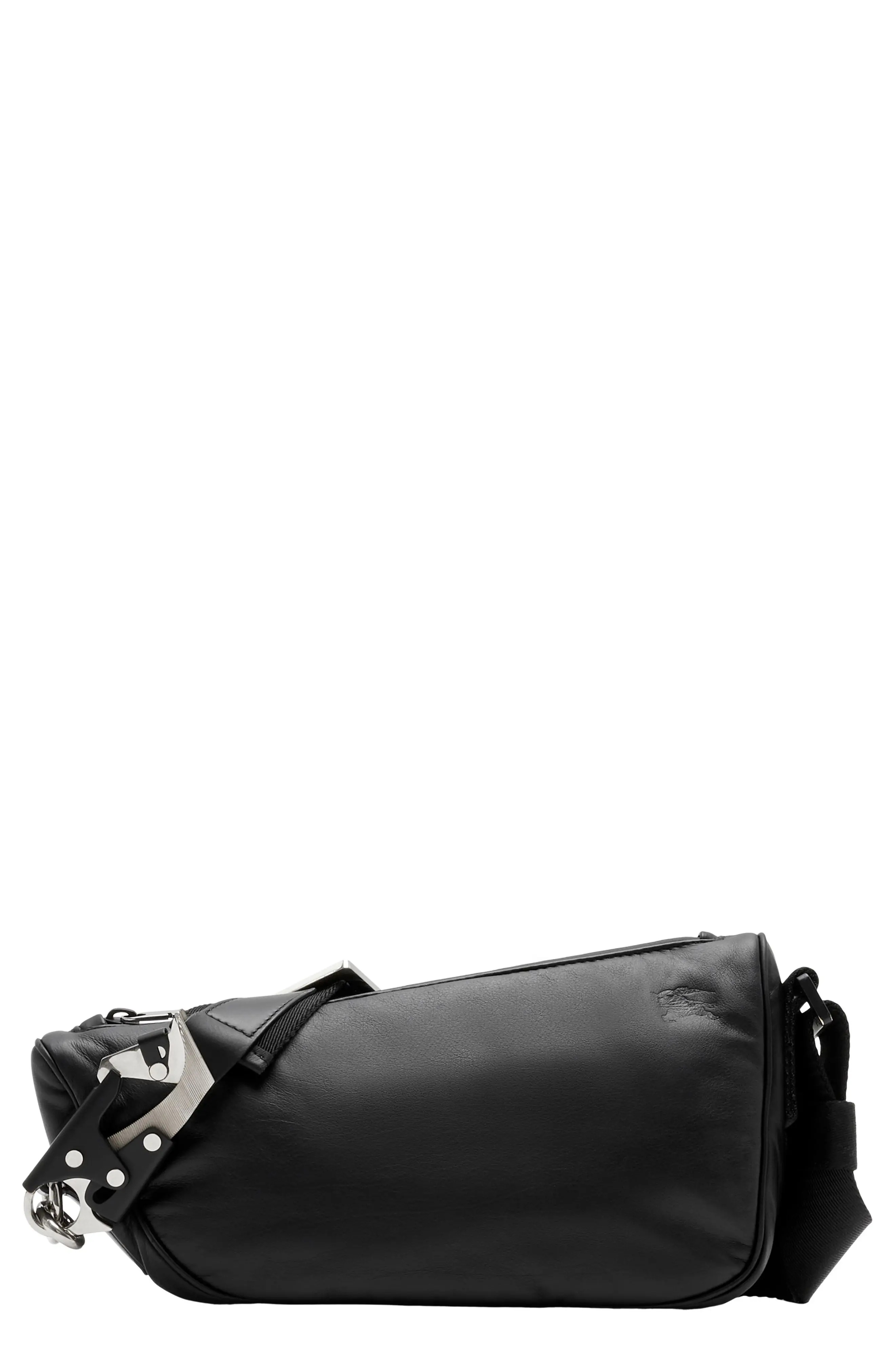 Burberry Shield Leather Crossbody | nordstrom | REVERSIBLE