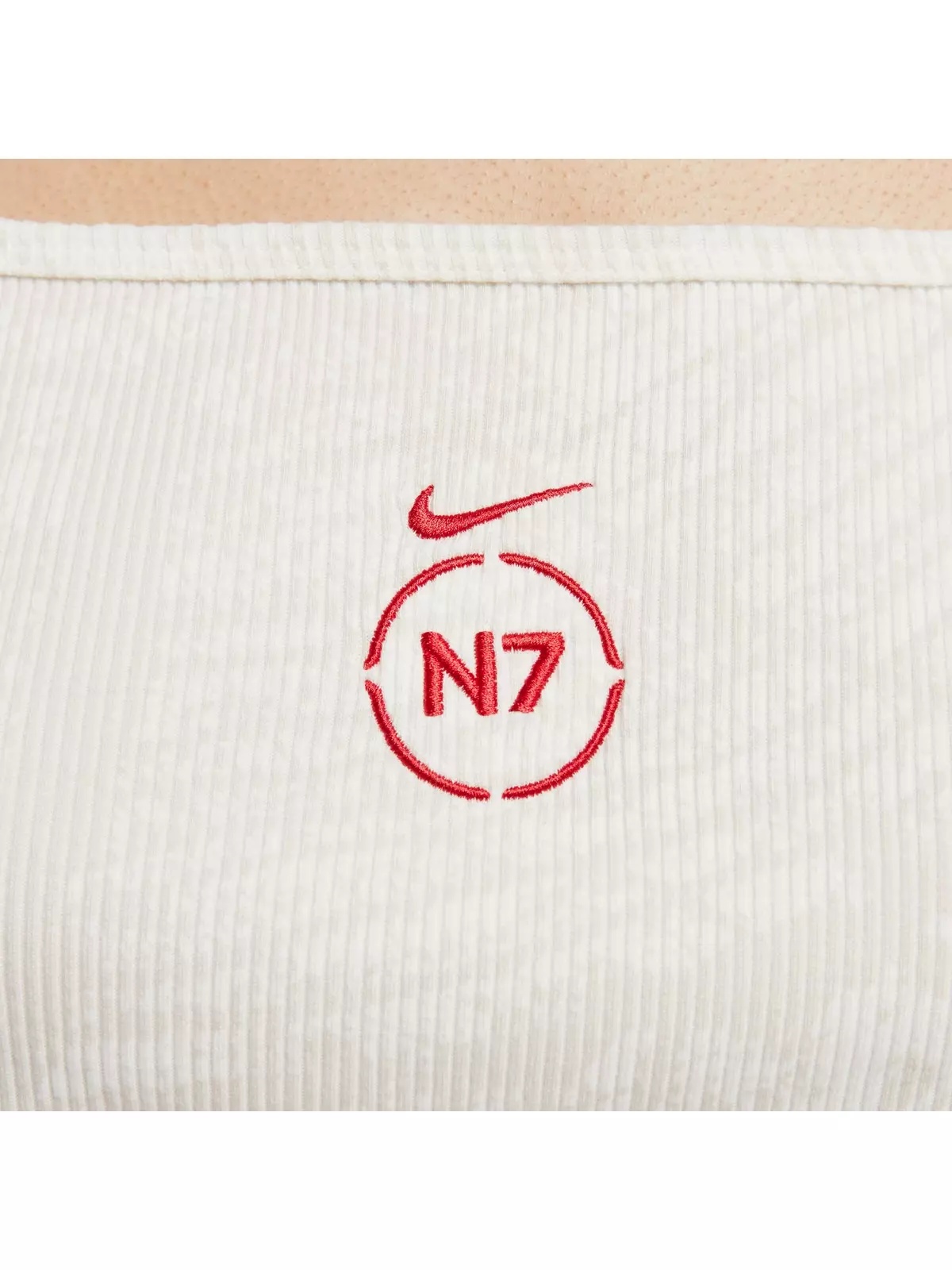 Women's N7 Essential Ribbed Crop Top - White - 6