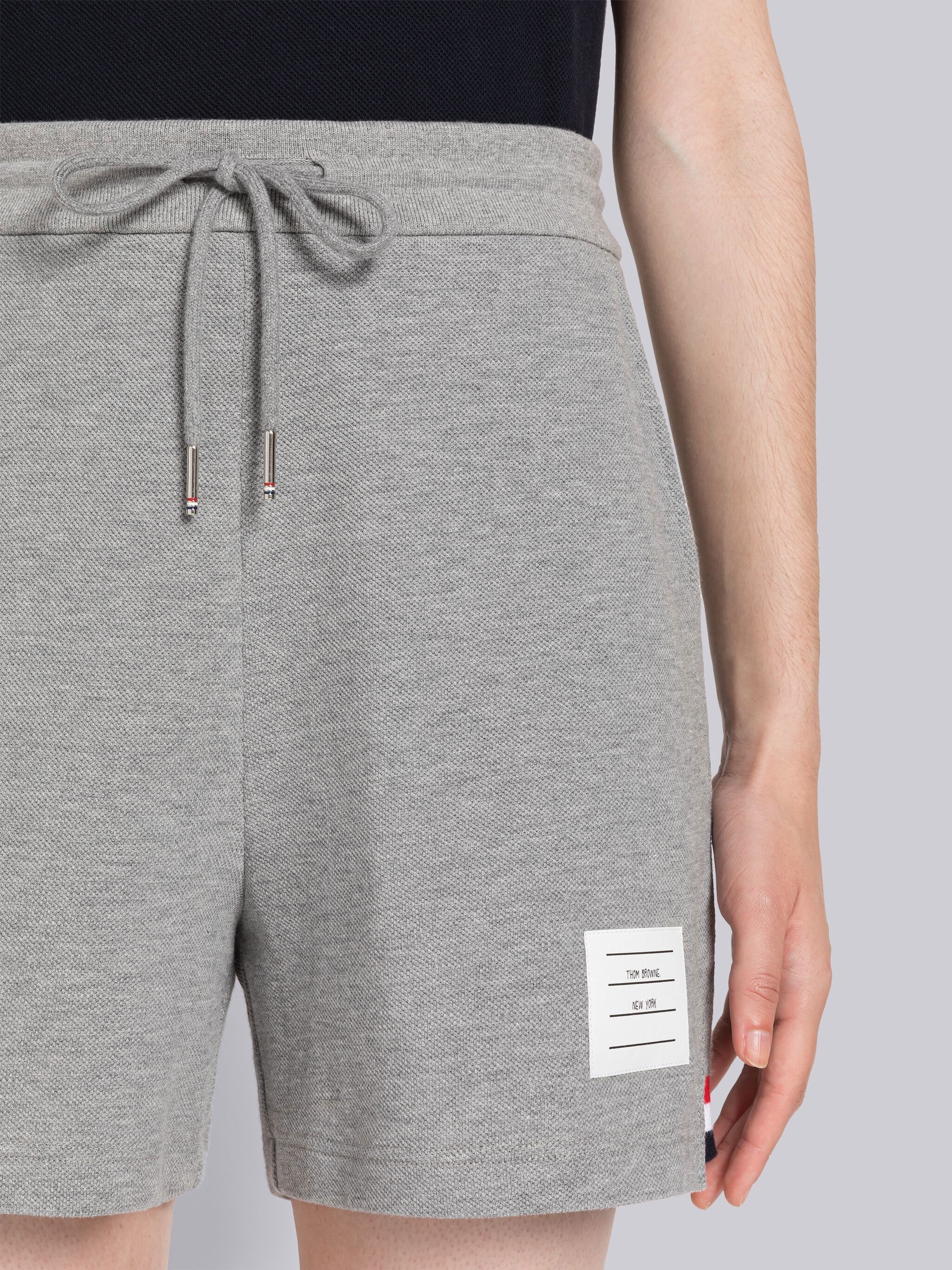 Pique Stripe Rib Gusset Short - 5