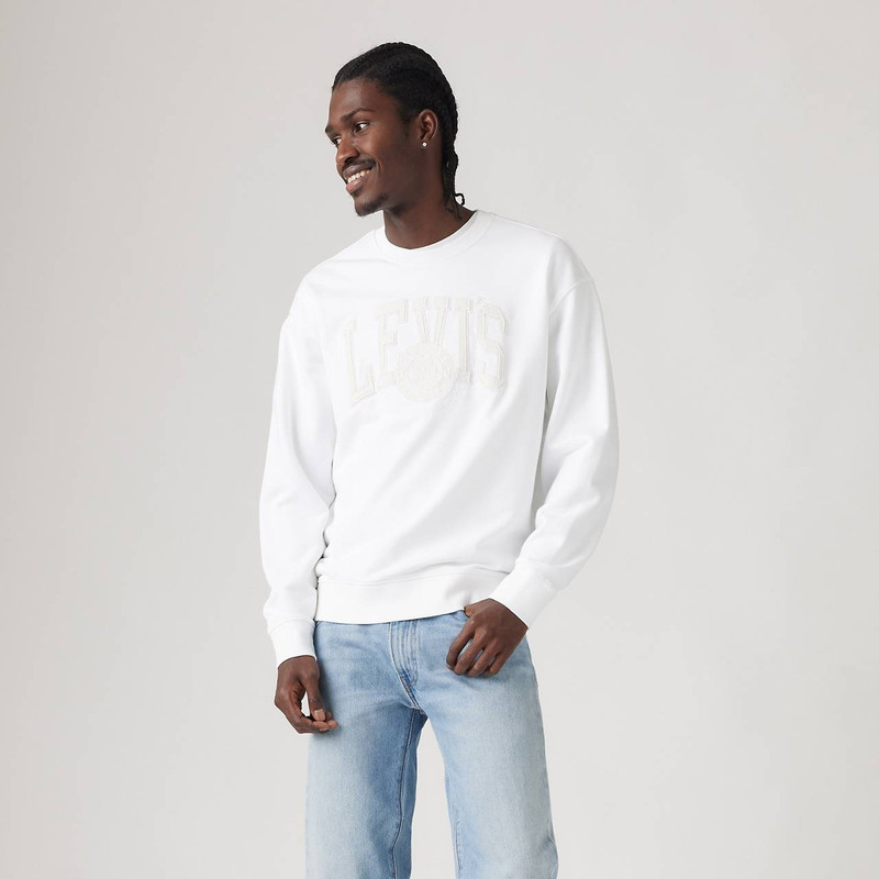 RELAXED GRAPHIC CREWNECK SWEATSHIRT 1