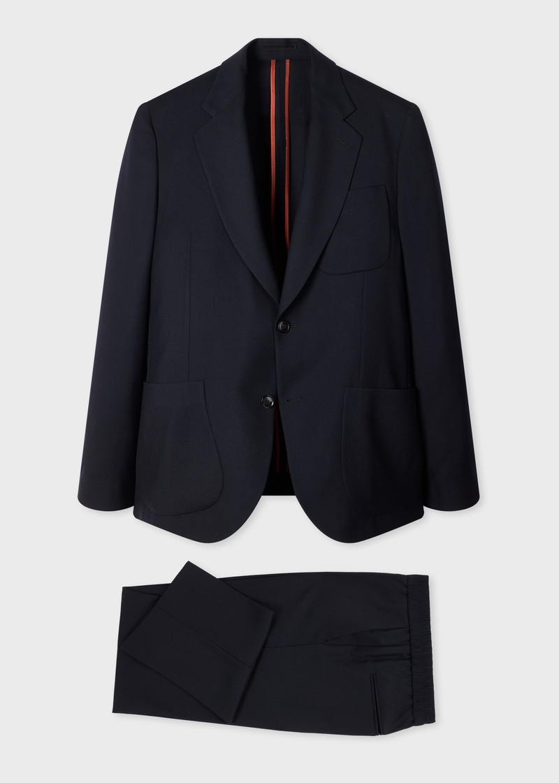 A Suit To Travel In - Navy Stitch Suit 1