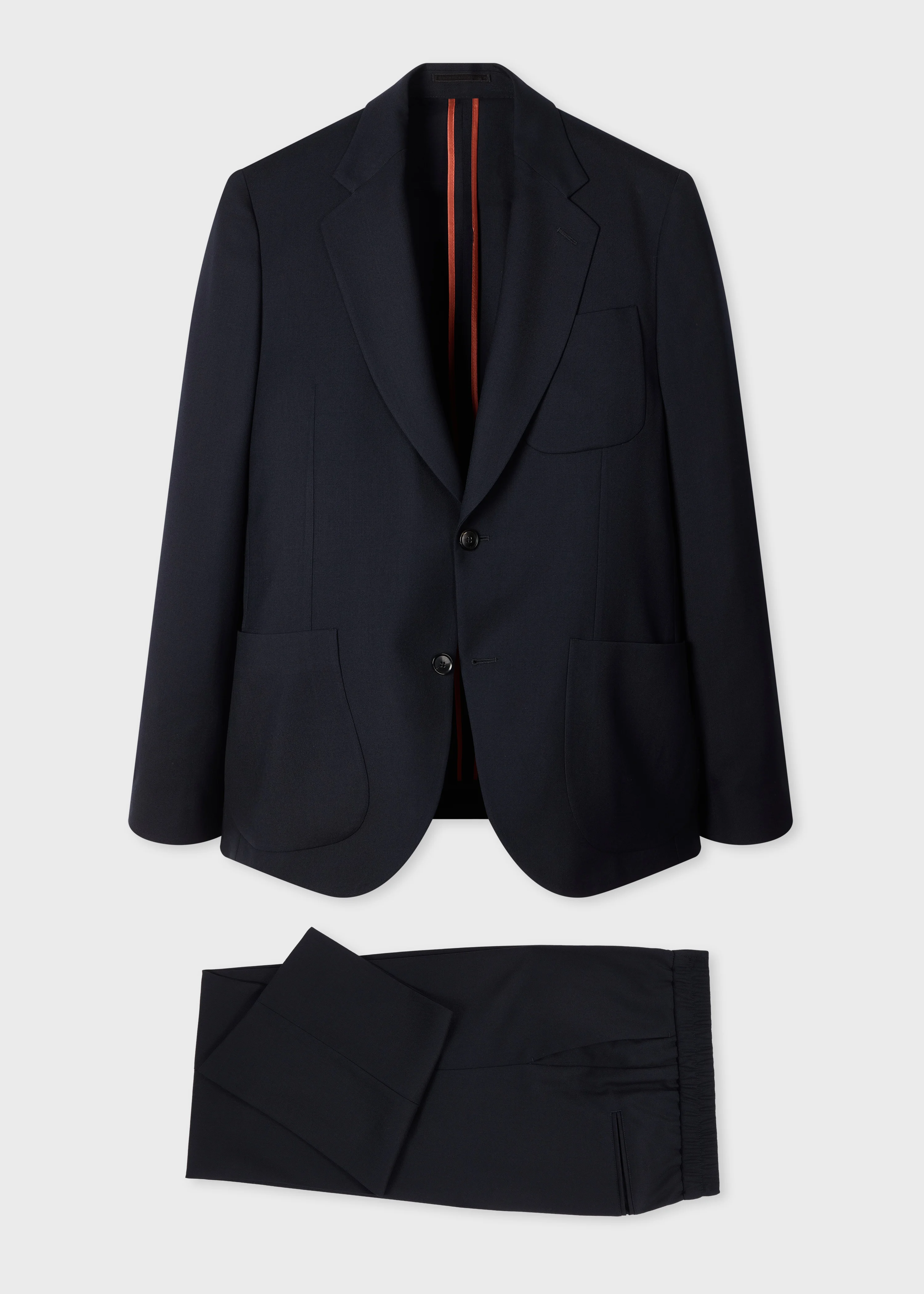 A Suit To Travel In - Navy Stitch Suit - 1