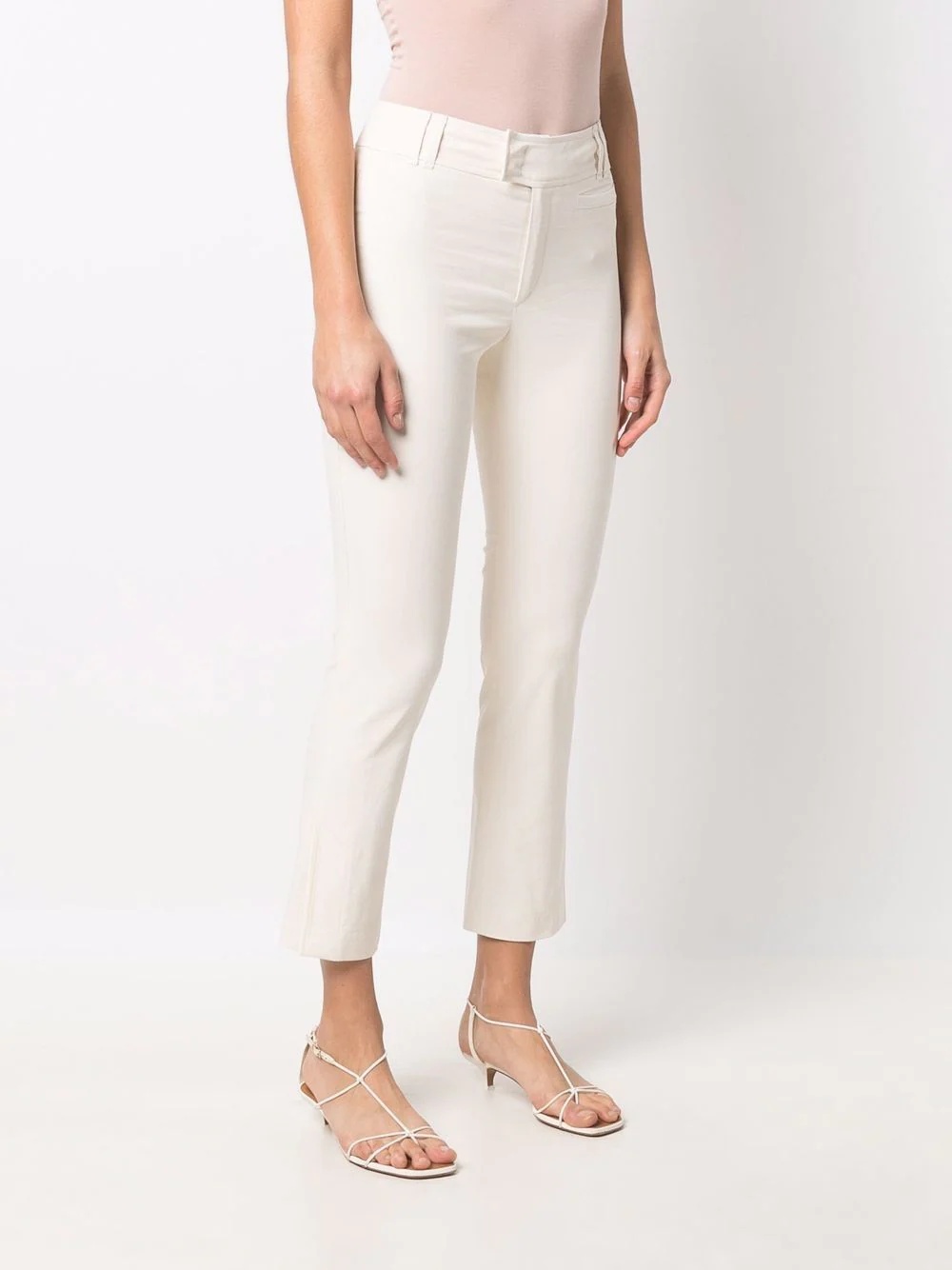 mid-rise straight trousers - 3