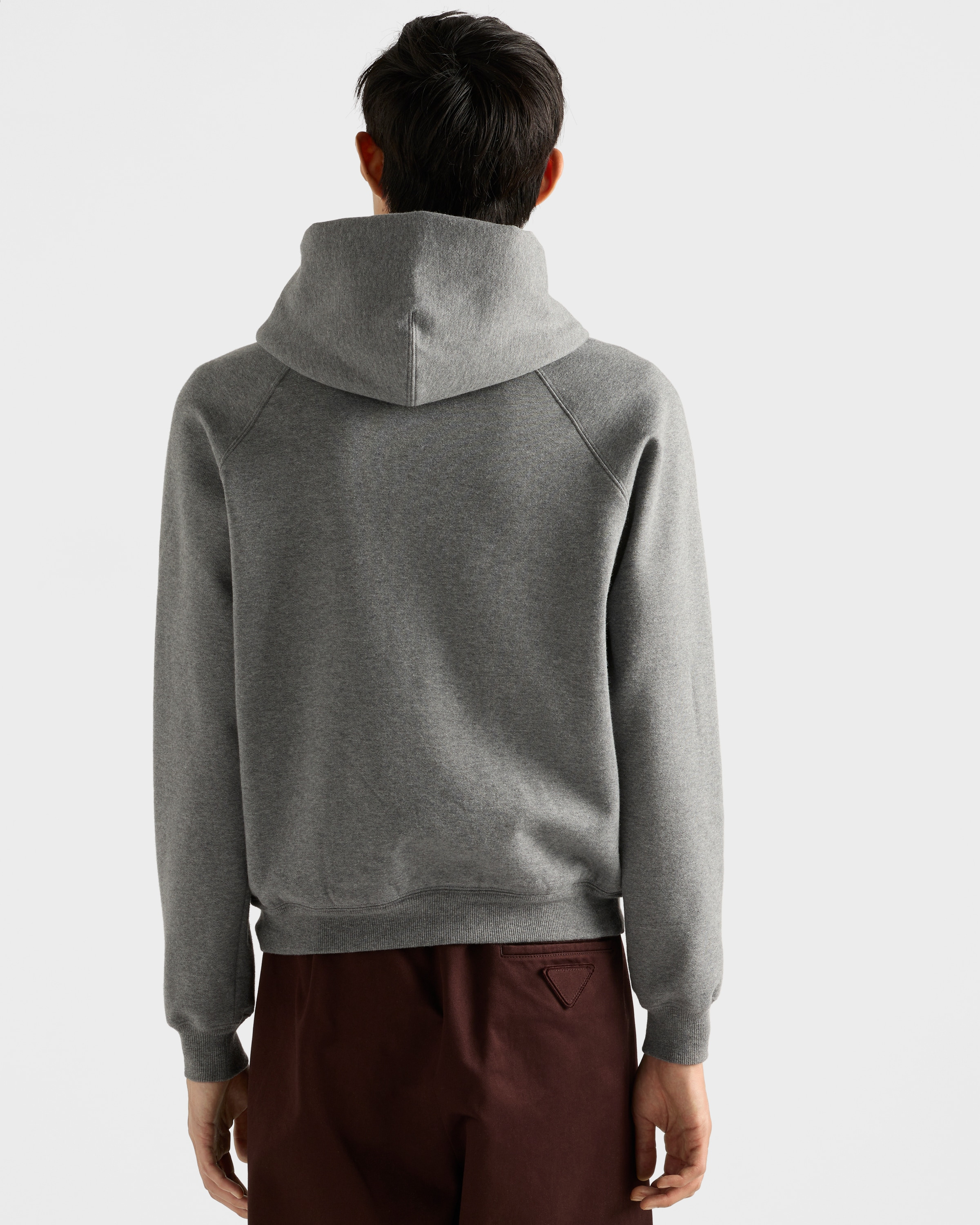 Cashmere blend zipper hoodie - 5