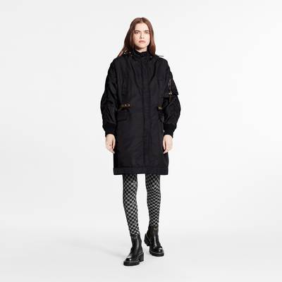 Louis Vuitton Oversized Black Parka With Monogram Lining outlook