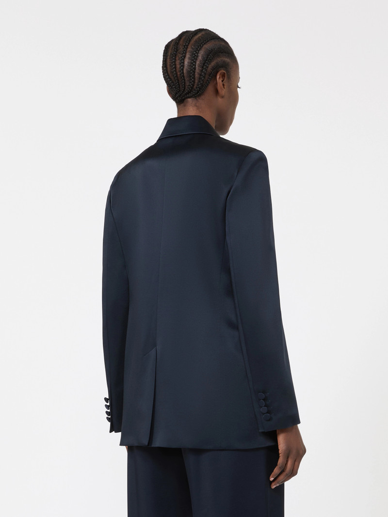 ALBINO Envers satin blazer - MIDNIGHTBLUE 4