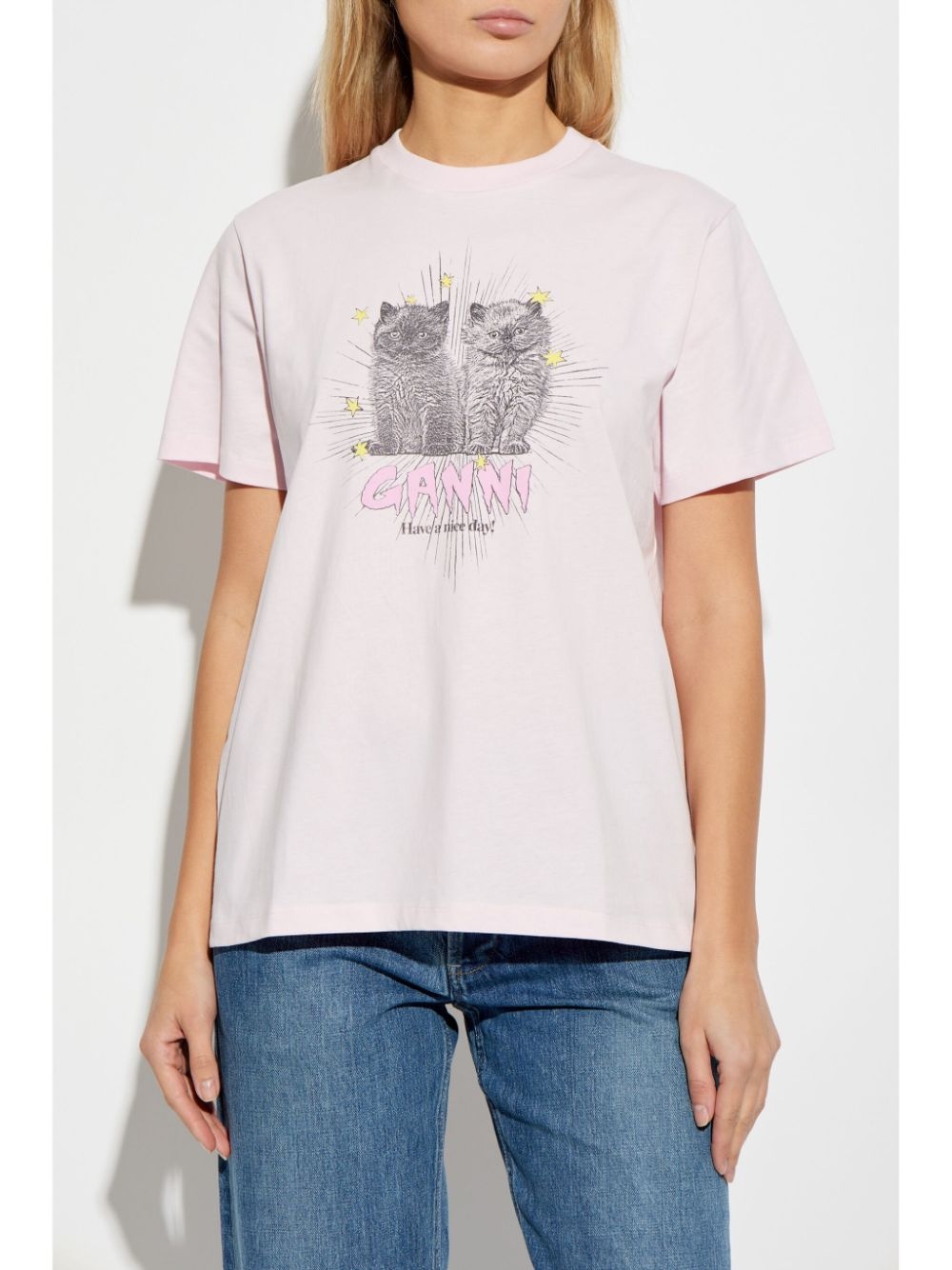 cats-print T-shirt - 3