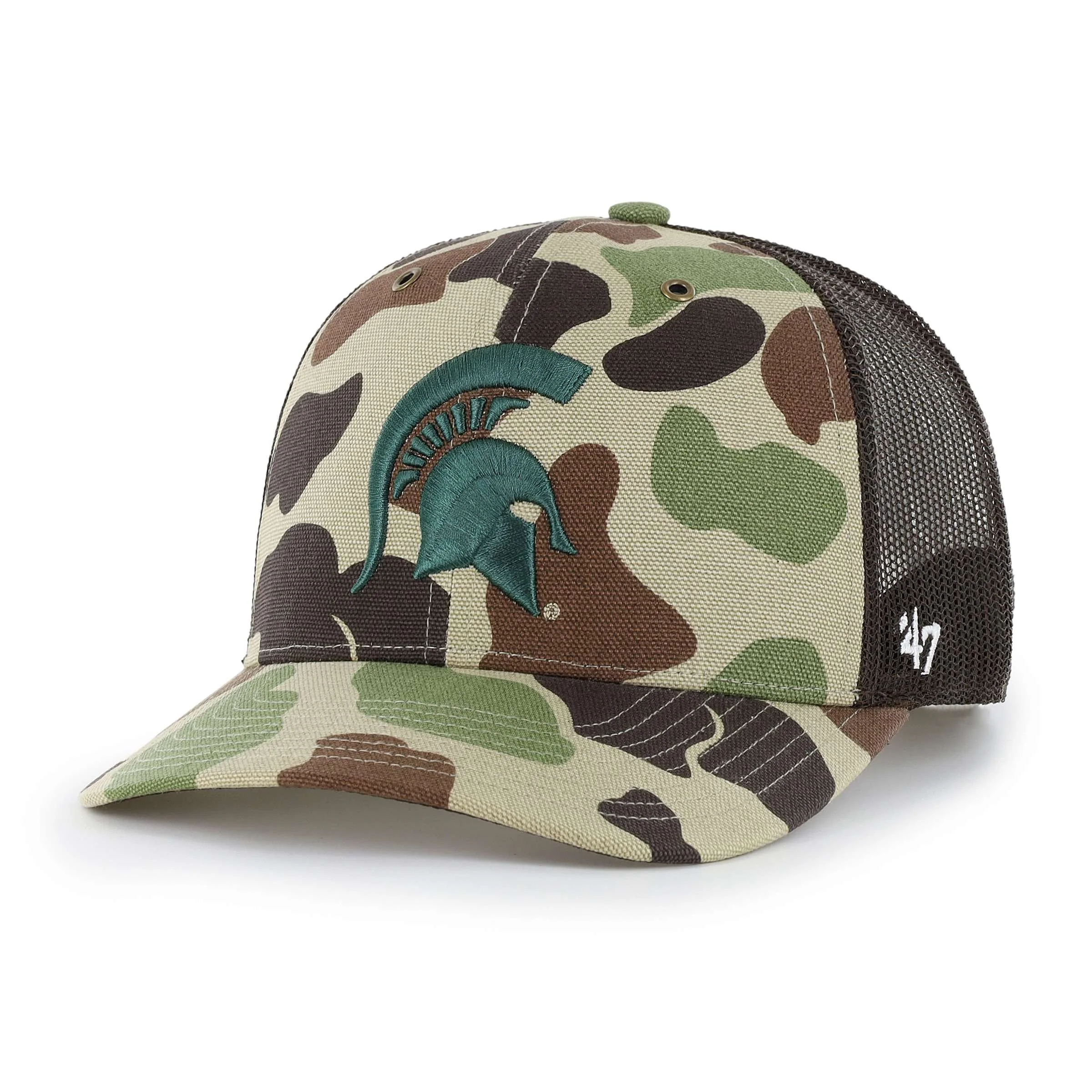 Michigan State Spartans '47 Camo Trucker - 1